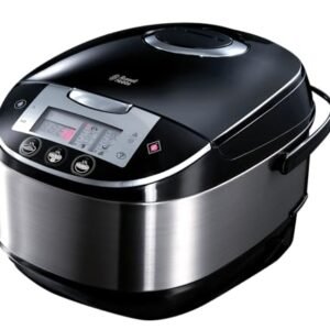 Russell Hobbs Robot de Cocina Cook@Home - Capacidad 5 L, Recipiente de Acero Inoxidable, Tapa Anticondensación, Plata - 21850-56